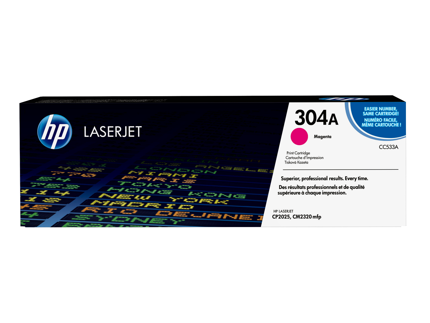 HP 304A Original LaserJet Tonerkartusche Magenta, ~2.800 Seiten, CC533A - Bild 1 von 7