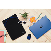 HP 2F1X7AA 15,6 hüvelykes, kifordítható, kék laptopvédő tok
