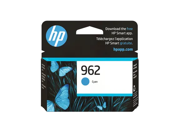 Ink Supplies, HP 962 Cyan Original Ink Cartridge, 3HZ96AN#140