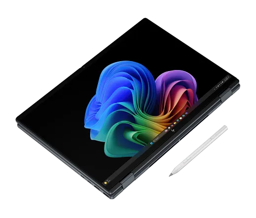 Hp omnibook x flip 16-cb0178ng v tabličnem načinu z zaslonom na dotik