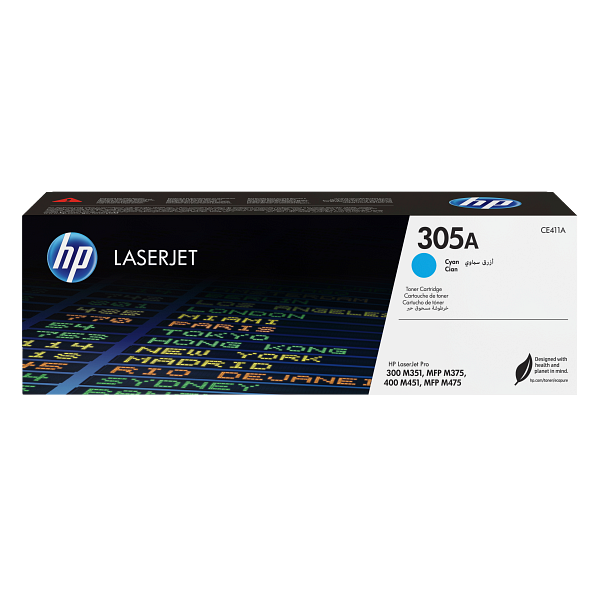 HP 305A Cyan Toner Cartridges CE411A CE411-00902c EMEA