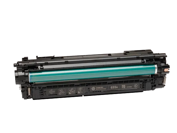 Series 1 of 8 HP Laser Toner Cartridges and Kits, HP 655A Black Original LaserJet Toner Cartridge, CF450A