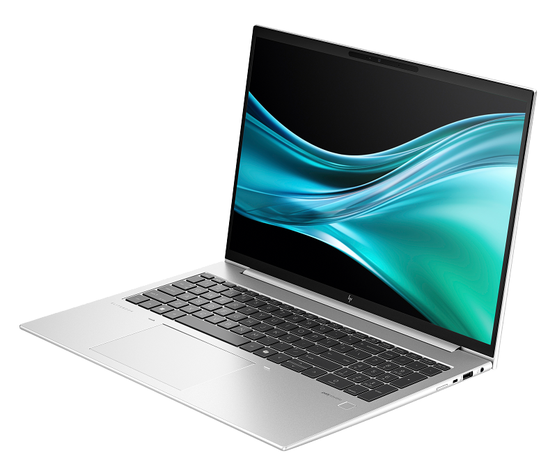 HP-EliteBook-860-G11-16Inch-NaturalSilver-NT-IRcam-FPR-CoreSet-AHS-WhiteBG-FrontLeftOpen