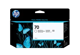 HP 70 130-ml Gloss Enhancer DesignJet Ink Cartridge, C9459A