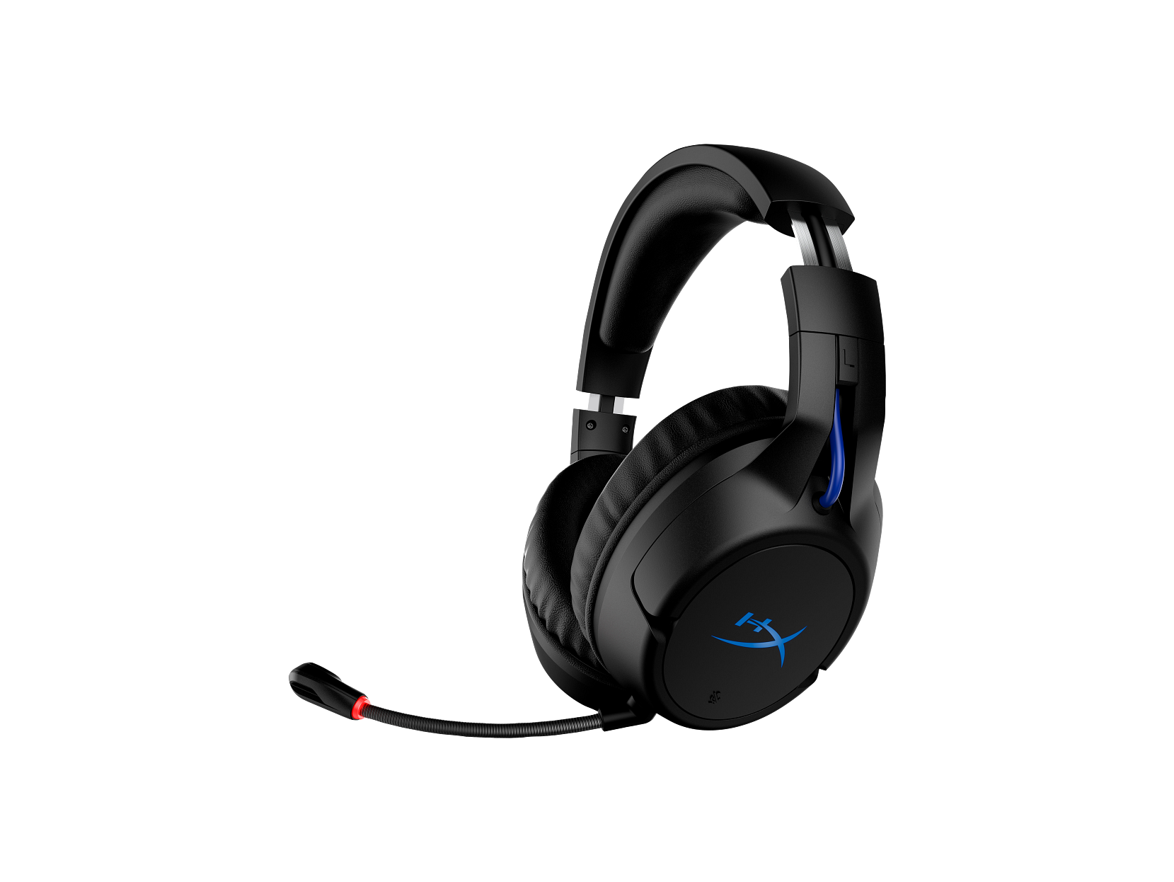 HyperX Cloud Flight - Wireless Gaming Headset - PlayStation - Black-Blue - 第 3/5 張圖片