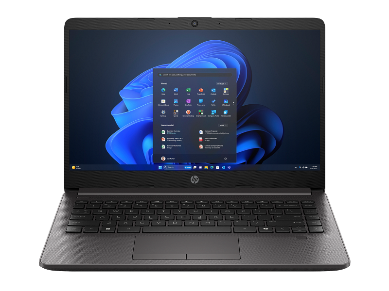 HP 240RT G9 Notebook PC 14-inch DF DarkAsh NT nonIRcam nonODD FPR Catalog Win11 WhiteBG Center