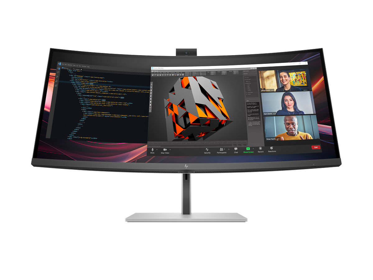 HP S7 Pro 734pm 34" Curved WQHD (3440 X 1400) Conferencing RJ-45/ USB-C -3YW – 8K157UT#ABT