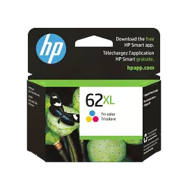 HP 62XL High Yield Tri-color Original Ink Cartridge, C2P07AN#140