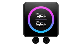 OMEN Modular 240mm LCD Liquid Cooler - Black