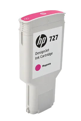 HP 727 300-ml Magenta DesignJet Ink Cartridge, F9J77A