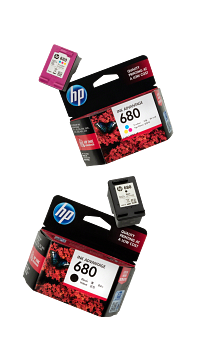 HP 680 2-pack Black Original Ink Advantage Cartridges