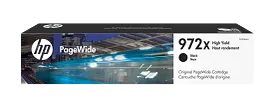 HP 972X High Yield Black Original PageWide Cartridge, F6T84AN
