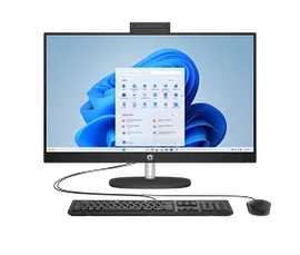 HP All-in-One Desktop AI 27-cr2075t PC, Windows 11 Home, 27", Touch screen, Intel® Core™ Ultra 7, 16GB RAM, 1TB SSD, FHD, Jet black