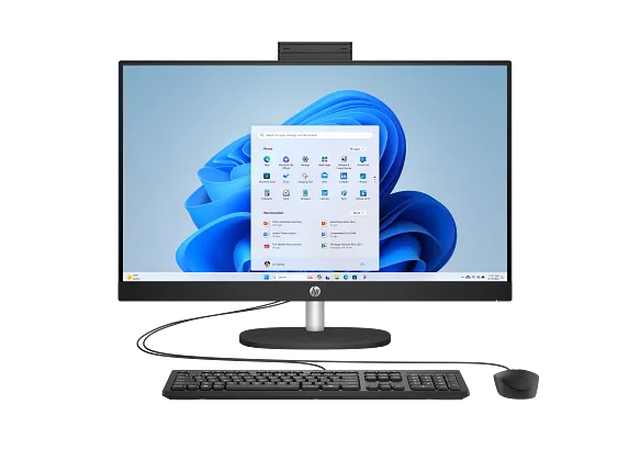 HP All-in-One Desktop AI 27-cr2075t PC, Windows 11 Home, 27", Touch screen, Intel® Core™ Ultra 7, 16GB RAM, 1TB SSD, FHD, Jet black