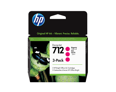 HP 712 3-pack 29-ml Magenta DesignJet Ink Cartridge