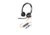 HP 8X220AA Poly Blackwire 3320 sztereó USB-C headset Microsoft Teams-tanúsítvánnyal + USB-C–USB-A-adapter