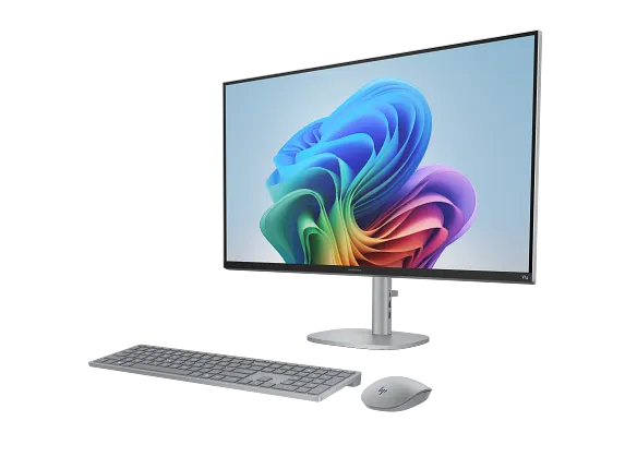HP OmniStudio X All-in-One Desktop Next Gen AI 32-c1075t PC, Windows 11 Home, 31.5", Intel® Core™ Ultra 7, 16GB RAM, 1TB SSD, 4K UHD, Meteor silver