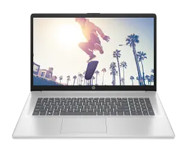 HP Laptop 17-cp3077nr 17.3", Touch screen, Windows 11 Home, AMD Ryzen™ 5, 8GB RAM, 128GB SSD, HD+, Natural silver