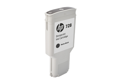 HP 728 300-ml Matte Black DesignJet Ink Cartridge