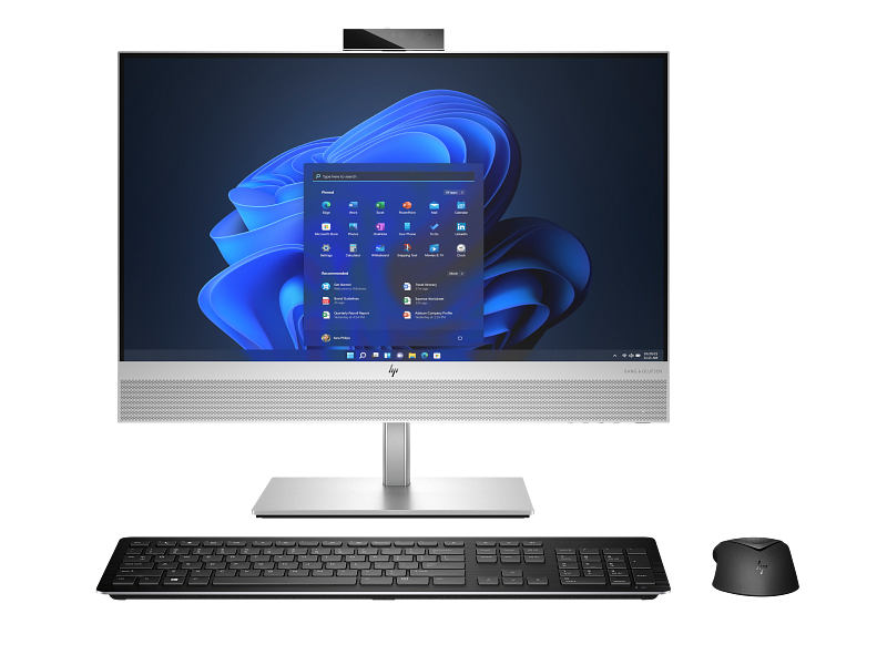 HP EliteOne 840 23.8 inch G9 All-in-One Desktop PC​ NaturalSilver NT IRcam nonODD Win11 KBM CoreSet 