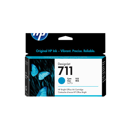 HP 711 CZ130A ciánkék tintapatron eredeti CZ130A T120 T125 T130 T520 T525 T530 29 ml 