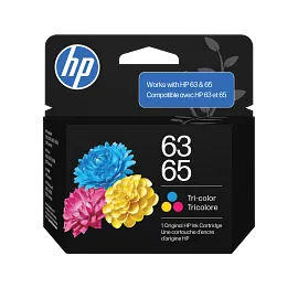 HP 63/65 Tri-color Original Ink Cartridge, B7RT2AN