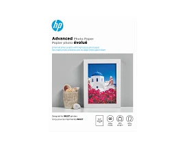 HP Advanced Photo Paper, Glossy, 65 lb, 5 x 7 in. (127 x 178 mm), 60 sheets Q8690A