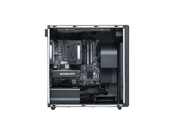 OMEN 35L Gaming Desktop GT16-0066m PC, Windows 11 Home, AMD Ryzen™ 7, 16GB RAM, 1TB SSD, NVIDIA® GeForce RTX™ 4060, Black