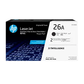 HP 26A 2-pack Black Original LaserJet Toner Cartridges