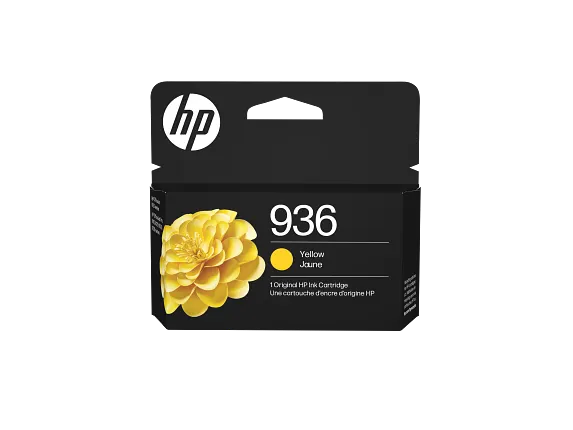 Ink Supplies, HP 936 Yellow Original Ink Cartridge, 4S6V1LN