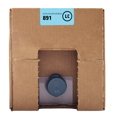 HP 3M 891 10-liter Light Cyan Latex Ink Cartridge