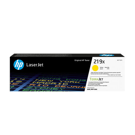 HP 219X W2192X nagy kapacitású sárga eredeti LaserJet tonerkazetta 3202 3302 nyomtatókhoz (2500 old.)
