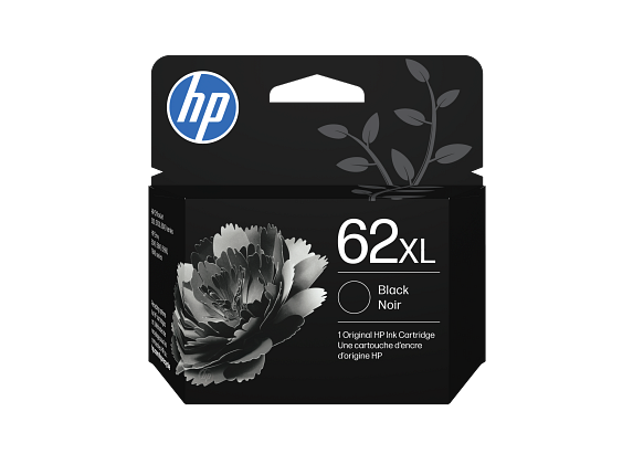 HP 62XL High Yield Black Original Ink Cartridge, C2P05AN#140