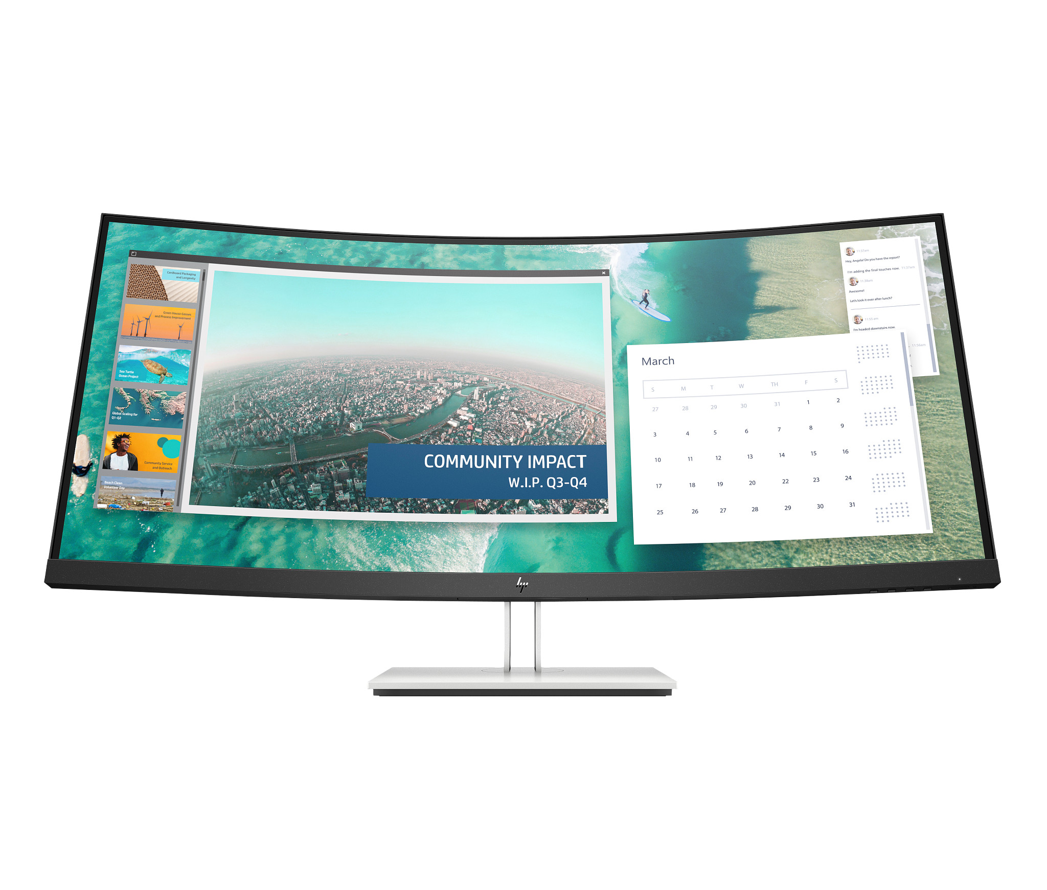 HP E344c 34-inch Curved Monitor | HP® Support