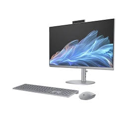 HP OmniStudio X All-in-One 27-cs0070t Desktop PC, Windows 11 Home, 27", Touch screen, Intel® Core™ Ultra 7, 16GB RAM, 1TB SSD, FHD, Meteor silver