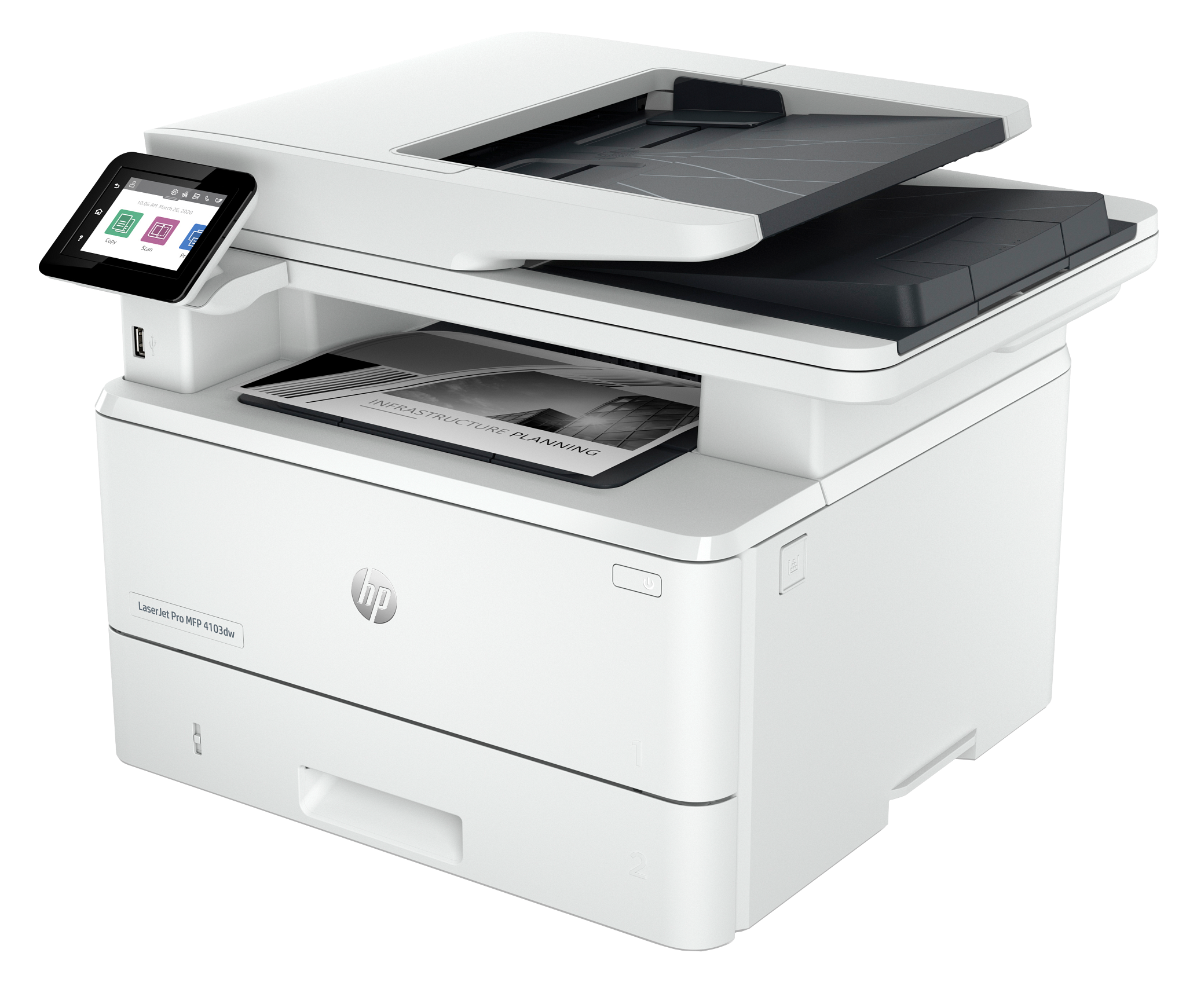 HP LaserJet Pro MFP 4103dw Printer