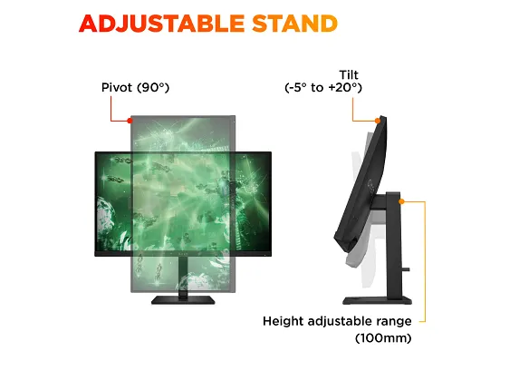 HP Omen 27 inch QHD 180Hz Gaming Monitor - Omen 27q G2, цвет: Qhd (2560 X 1440) — фото 8