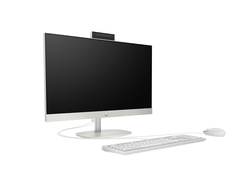 HP ProOne 240 23.8 inch G10 All-in-One Desktop PC EMEA Only ShellWhite T NT Fixed Wired CoreSet VisI