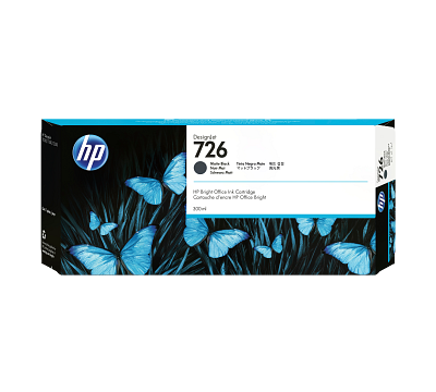 HP 726 300-ml Matte Black DesignJet Ink Cartridge