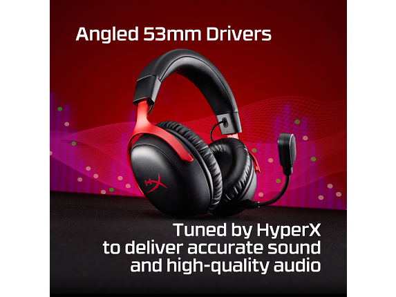 HyperX Cloud III S Wireless - Gaming Headset (Black)
