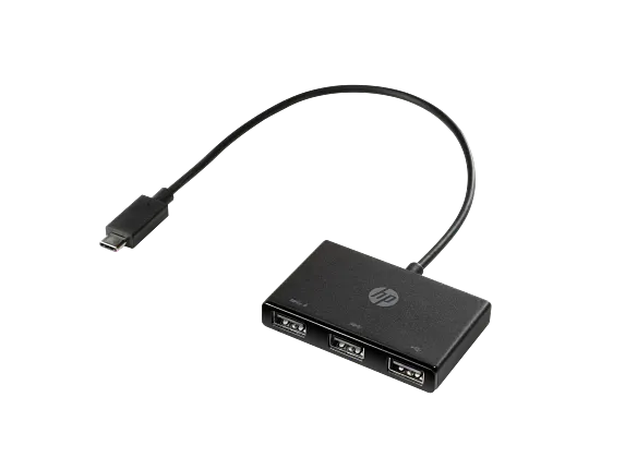 Port Replicators/Dongles/Docking, HP USB-C to USB-A Hub