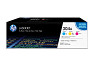 HP 304A CF372AM háromdarabos kiszerelés ciánkék bíbor sárga toner / festékkazetta LaserJet CM2320 CP2025 nyomtatókhoz (3*2800 old.)