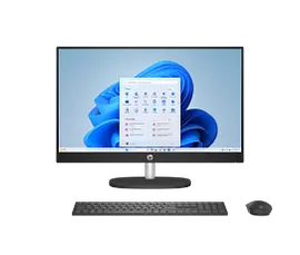 HP All-in-One Desktop Next Gen AI 24-ct2055m PC, Windows 11 Home, 23.8", AMD Ryzen™ AI 5, 16GB RAM, 512GB SSD, FHD, Shell white