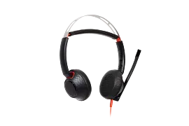 Poly Blackwire 5220 Stereo USB-C Headset +3.5mm Plug +USB-C/A Adapter