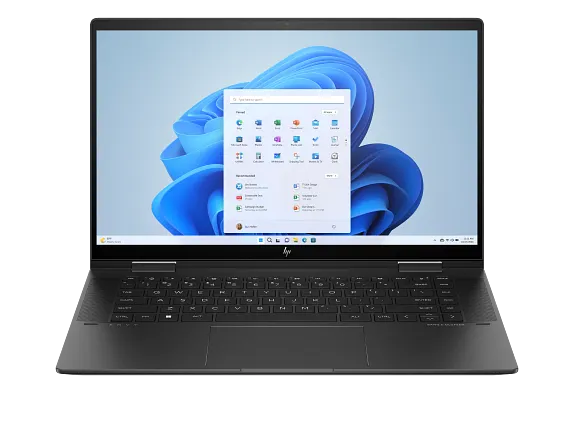 HP Home Laptop PCs, HP Envy x360 2-in-1 Laptop 15-fh0097nr, Windows 11 Home, 15.6", touch screen, AMD Ryzen™ 7, 16GB RAM, 1TB SSD, FHD, Nightfall black
