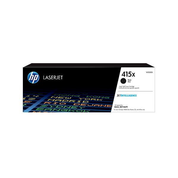 HP 415X Black Toner Cartridge W2030X W2030-00902a, EMEA