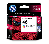 HP 46 Tri-color Original Ink Advantage Cartridge