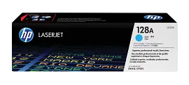 HP 128A Cyan Original LaserJet Toner Cartridge, CE321A
