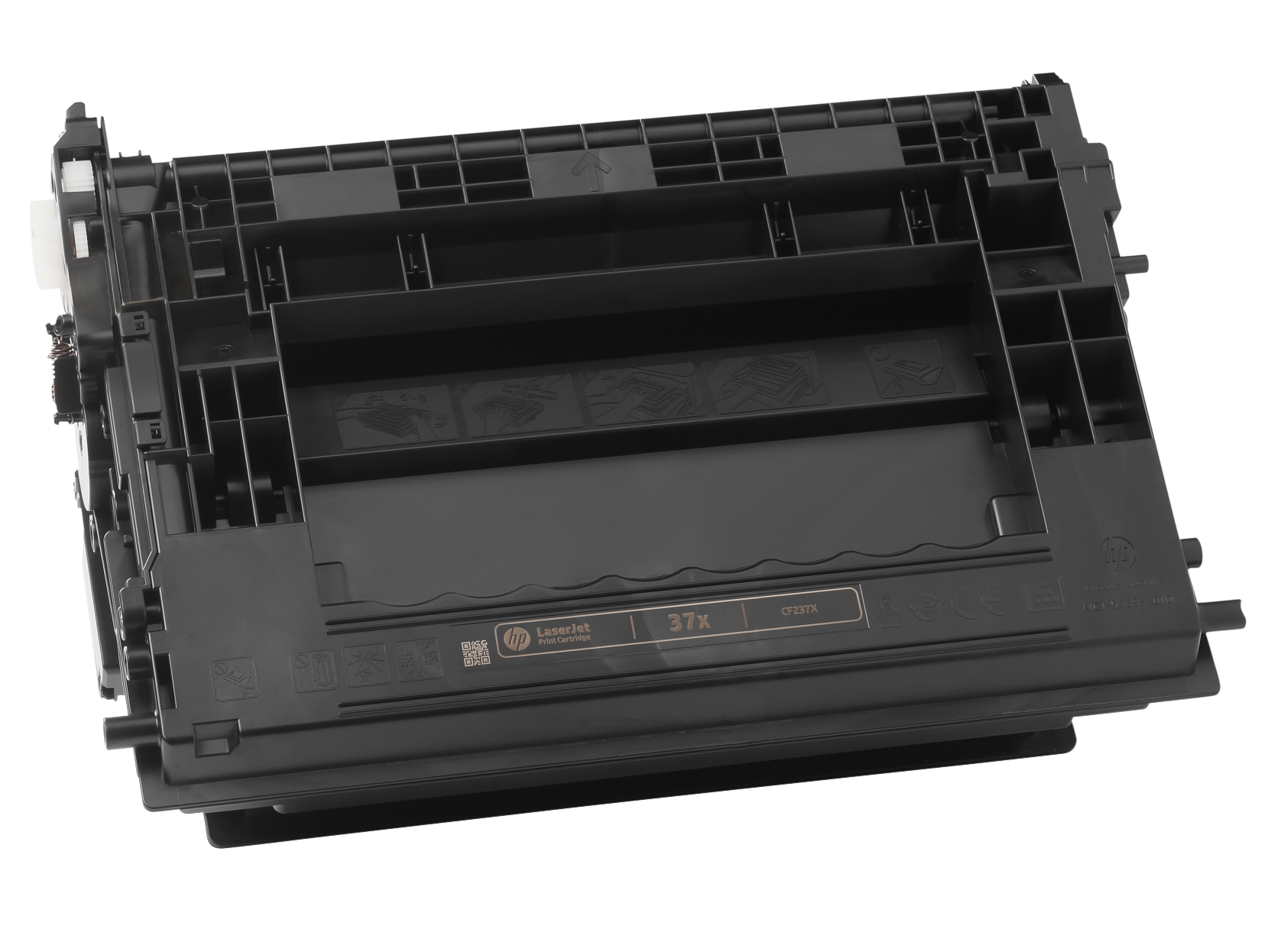 HP 37X High Yield Black Original LaserJet Toner Cartridge, ~25,000 pages, CF237X - Afbeelding 2 van 7