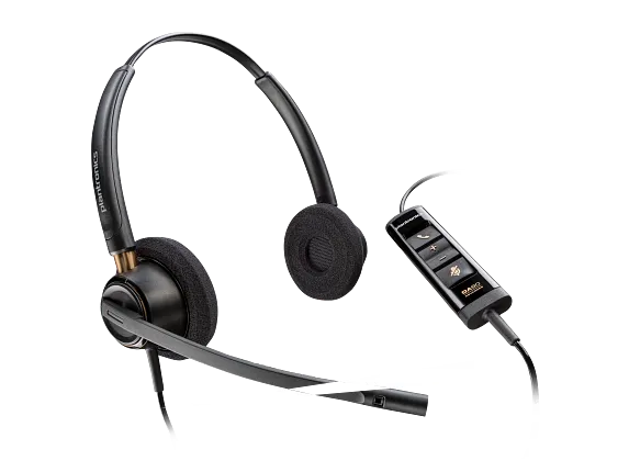 Audio, Poly EncorePro 525 USB-A Stereo Headset